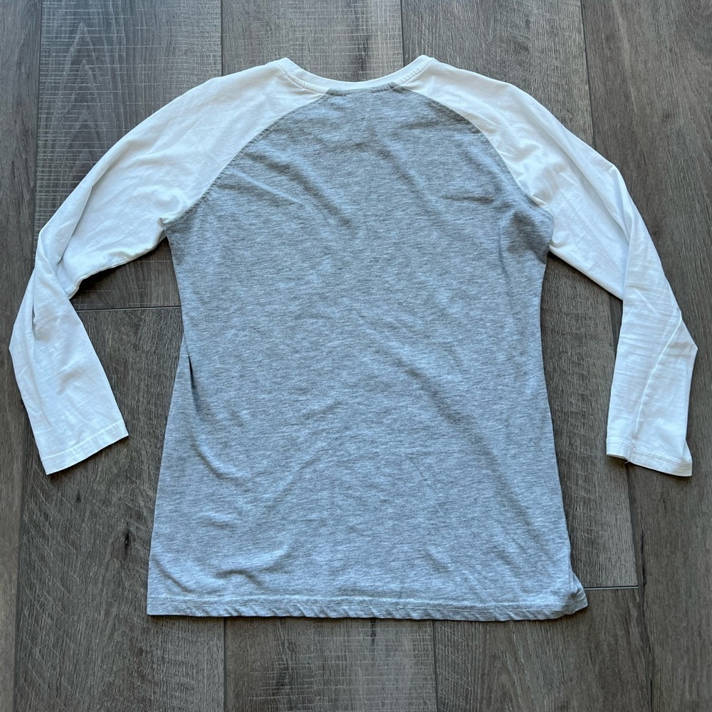 Jim Beam Raglan Shirt in Gray Size Large - Picture 2 of 5